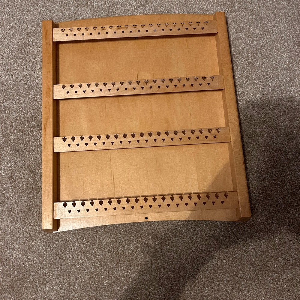 wooden earring/necklace holder